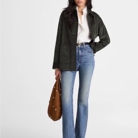 MADEWELL NWT Corduroy Chore Jacket in Graphite Green Size XS - Picture 2 of 10